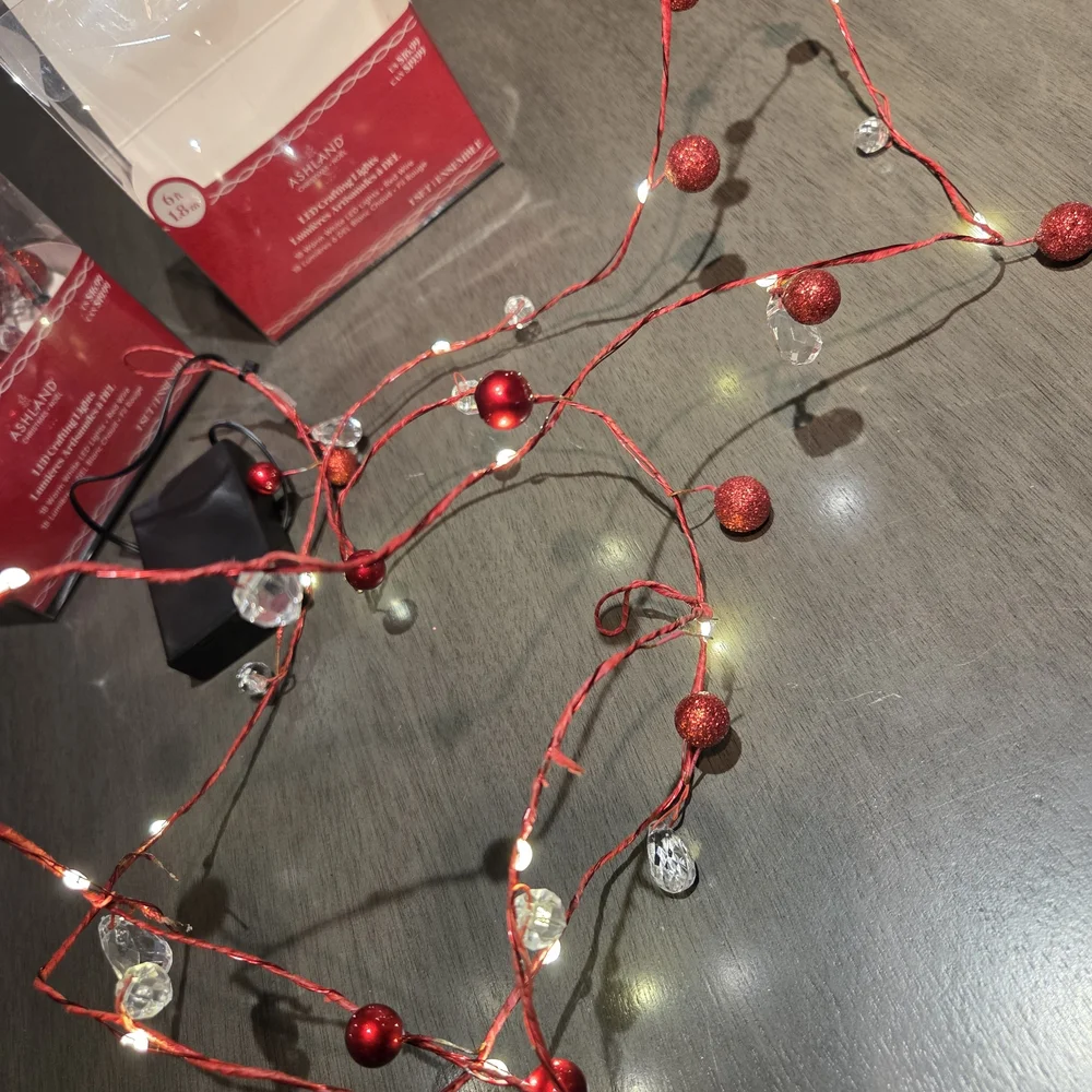 Ashland Sparkling Red LED String Lights (Set Of 2 Boxes)